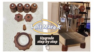 Lelit Mara X accessories upgrade  step by step lelit [upl. by Uzzi]