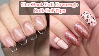 The Best Full Coverage Soft Gel Nail Tips  How To Apply Full Nail Tips  Daily Charme [upl. by Tamqrah389]