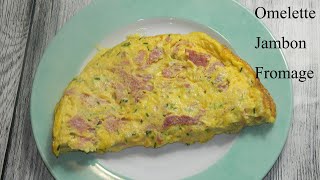 Omelette au jambon et fromage 122  Ham and cheese omelet😋🍛 [upl. by Steinway448]