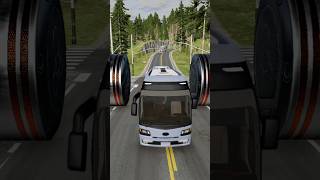 BeamNG Drive Buses vs Bollards Vid65 beamngdrive beamngcrash beamng [upl. by Yekim814]