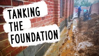 Tanking the Foundation wall with Remmers MB2K flexible Tanking Slurry [upl. by Heger]