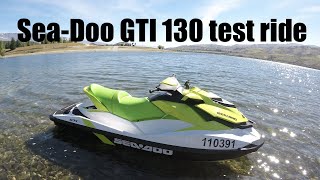 SeaDoo GTI 130 2019 Specs  Test ride [upl. by Alios]