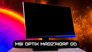 Обзор монитора MSI Optix MAG274QRFQD  WQHD и 165 Гц [upl. by Alena]