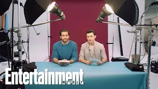 Tom Holland amp Jake Gyllenhaal Interview Each Other  Digital Cover Shoot  Entertainment Weekly [upl. by Cardwell]