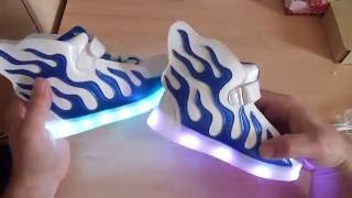 Superbe qualité et superbe finition pour ses chaussures LEDs [upl. by Ardnikat65]