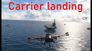 Trying to land an Intruder on a carrier  crash [upl. by Harvie]