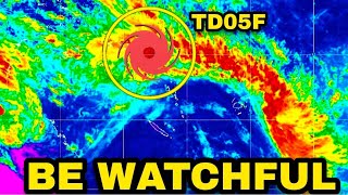 TD05F Can Become A tropical cyclone Fiji weather News [upl. by Noeled119]