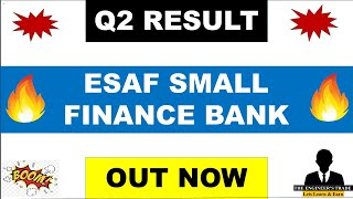 Esaf Small Finance Bank Q2 Results 2025  Esaf Small Finance bank Results Today  Esaf Small Finance [upl. by Rediah]