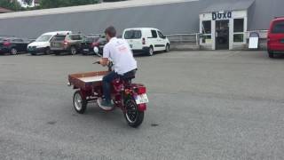 2016 MGB Delivery elektrisk varemoped fra NTSno  Norsk Tilhengersenter [upl. by Ditzel474]