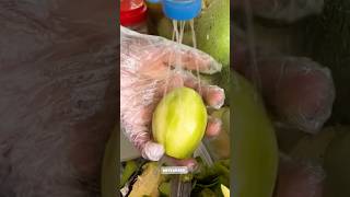 Fast Cutting street fruit Ambarella shortvideo [upl. by Hornstein]