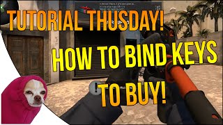 Tutorial Thursday  Bind Keys to Buy Weapons in CSGO [upl. by Uv]