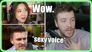 Big streamers amazed by CdawgVAs voice acting skills Ft Sykkuno Miyoung Fuslie Ludwig [upl. by Cotter]