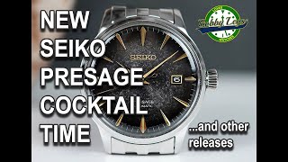 NEW Seiko Presage Cocktail Time RELEASE ANNOUNCEMENT  Hamilton TAG Heuer releases [upl. by Meeki]