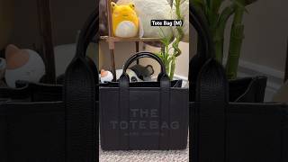 Unboxing Marc Jacobs Leather Tote Bag  Medium Leather Black marcjacobs totebag leathertote [upl. by Negyam]