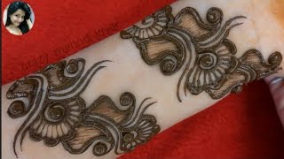 5 मिनट में राउंडिंग मेहंदी बनाना सीखें  Easy Simple Beautiful Rounding Stylish Mehndi Design [upl. by Aicilaana]