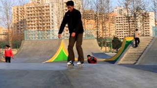 Pyongyang Skate Park in North Korea [upl. by Liane]