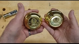 Replace a Broken Deadbolt Lock and Keep Using the Original Key [upl. by Ihp912]