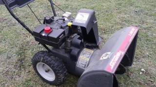 MTD snowflite 85hp 26quot snowblower [upl. by Eurydice191]