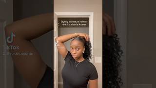 Slick back ponytail tutorial 🌸 [upl. by Helen]