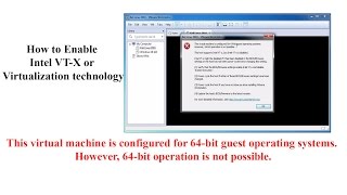 How to Enable Intel VTX or Intel Virtualization technology or VTD [upl. by Acinelav]