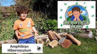 Naturetastic  Building an Amphibian Hibernaculum  Wildlife Trust BCN Frogs Toads and Newts [upl. by Ettevroc]