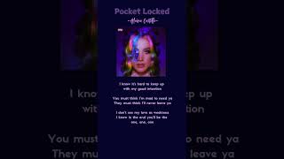 Pocket Locked lyrics lyricvideo music englishmusic alainacastillo [upl. by Anaul]