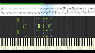 Eminem  One shot 2 shot Piano Tutorial Synthesia [upl. by Hajidahk]