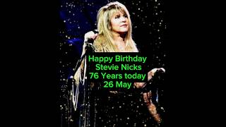 Happy Birthday Stevie Nicks 76 years today stevienicks fleetwoodmac shorts foryou fyp rock [upl. by Walters]