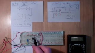 inverting op amp [upl. by Ailemap633]