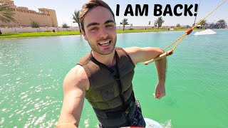 Wakeboarding In Abu Dhabi  The Comeback  First Ride in Months [upl. by Buskus797]