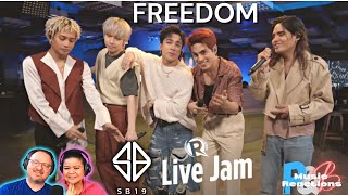 SB19  quotFREEDOMquot  Rappler Live Jam Video  Atin Couple Reaction [upl. by Einnor854]