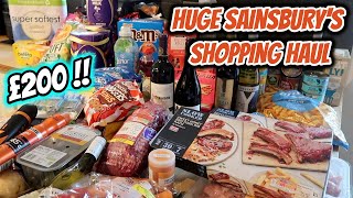 HUGE SAINSBURYS GROCERY HAUL  Muscle food order 🛒 [upl. by Enilekcaj]