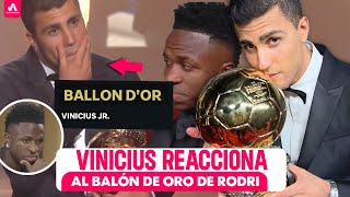 Así Reaccionó Vinicius Jr al no Ganar el Balón de Oro Gritos de Vini y la Polemica Entrega a Rodri [upl. by Ayota]