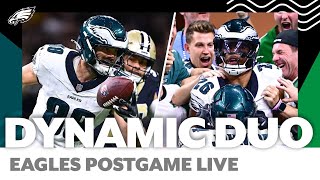 Eagles win a wild one in New Orleans 1512  Eagles Postgame Live [upl. by Arlyne163]