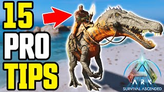 Ark Survival Ascended  15 Tips amp Tricks You DIDN’T Know Xbox PS5 amp PC [upl. by Attenreb144]