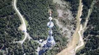 Antennen Sendeturm und Funkmast Sender Ochsenkopf in Bischofsgrün im Bundesland Bayern [upl. by Atsyrk]