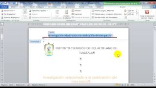 Insertar encabezado a documentos en procesador de textos [upl. by Nwahsear]