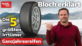 Ganzjahresreifen Die 5 größten Irrtümer  Bloch erklärt 257  auto motor und sport [upl. by Mccallum]