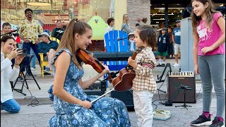 3 Year Old Asks if I know quotBeautiful Thingsquot and Steals The Show  Karolina Protsenko  Violin Cover [upl. by Alakam]