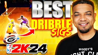 WHAT ARE THE BEST DRIBBLE MOVES NBA2K24 [upl. by Gamal]