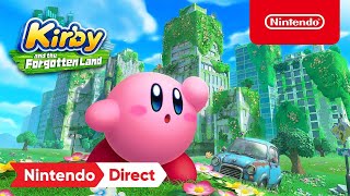 Kirby and the Forgotten Land – Announcement Trailer – Nintendo Switch [upl. by Ahsinra]