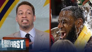 Chris Broussard on LeBrons clutch three Compares King James to Michael Jordan  FIRST THINGS FIRST [upl. by Aneehsat409]