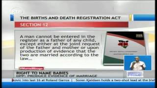 Law in Kenya compels mothers to seek approval from a child’s biological father before using his name [upl. by Callas]