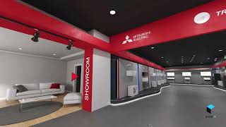 Mitsubishi Virtual Showroom  Powered by ByondXR [upl. by Llain]