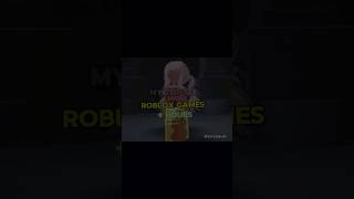 MY TOP ROBLOX GAMES  HOURS  roblox robloxedit mm2 ttd3 edit [upl. by Nimesh167]