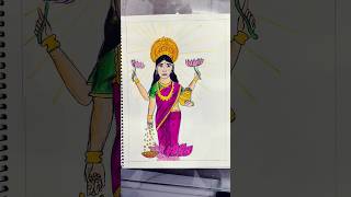 drawing of Mata Lakshmi [upl. by Fairleigh]