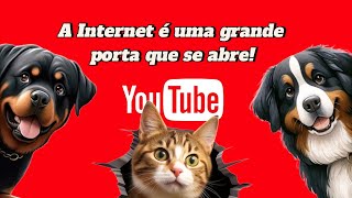 A Internet é uma grande porta que se abre  dog cachoro pets [upl. by Pascha]