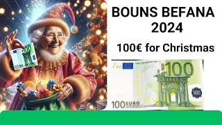 Bonus befane 2024  100 euro Christmas bonus [upl. by Drofdarb]