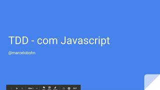 TDD com javascript [upl. by Jayne]