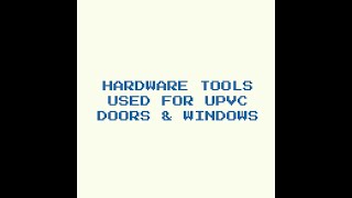 Hardwares Used In UPVC Windows amp Doors  Jogeshwar Fenestation [upl. by Aneleairam]